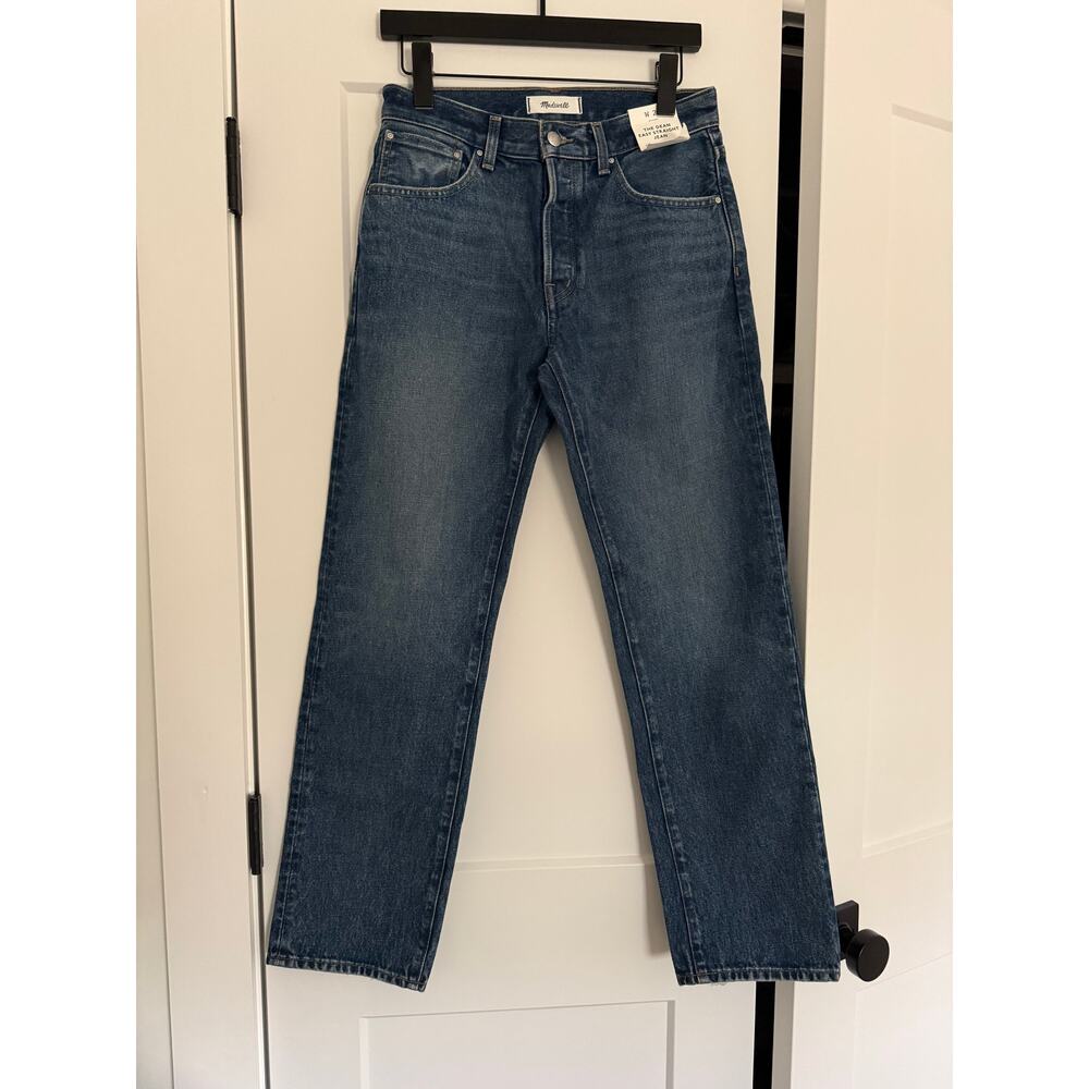 $148 New Dean Easy Straight Jean MADEWELL - 25 - Greendale - Picture 6 of 14